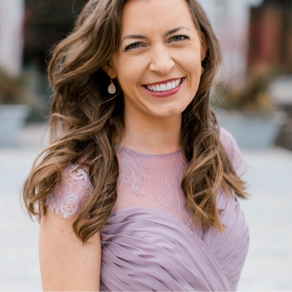 JJ’s House Dusty purple bridesmaid dress, size 4 - Picture 4 of 6